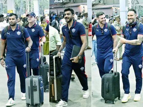 IPL 2025 : Delhi Capitals Reach Visakhapatnam for Opening Match