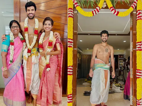 Washington Sundar And Family All Smiles As They Celebrate House Warming Ceremony Photos