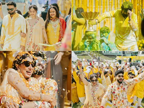 Rishabh Pants sister Haldi ceremony.. Photos go viral
