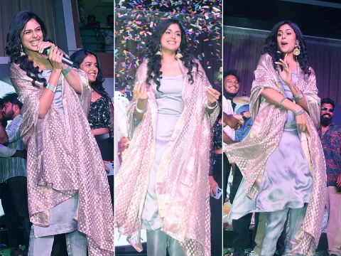 Actress Faria Abdullah at Hanamkonda
