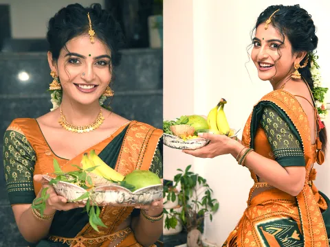 Actress Ananya Nagalla happy ugadi 2025