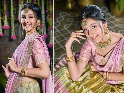 sitara ghattamaneni ugadi special looks