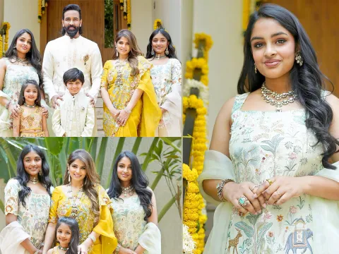 Manchu Vishnu family celebrates Ugadi in grand style PHotos