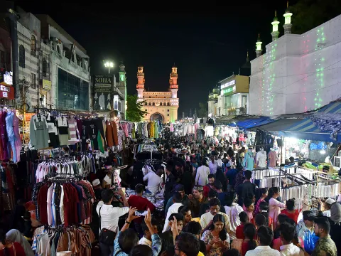 Ramzan Special Shopping at Charminar Photos