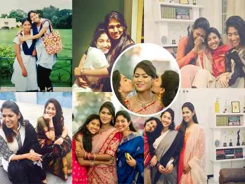 Sai Pallavi Happy moments with her friends Photos Viral