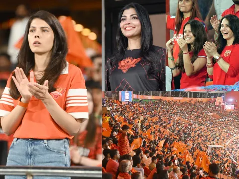 Celebrities In IPL Match at Hyderabad Uppal Cricket Stadium Photos