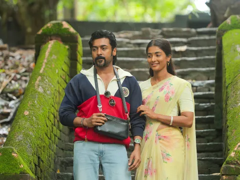 Suriya and Pooja Hegde Retro Movie Stills HD