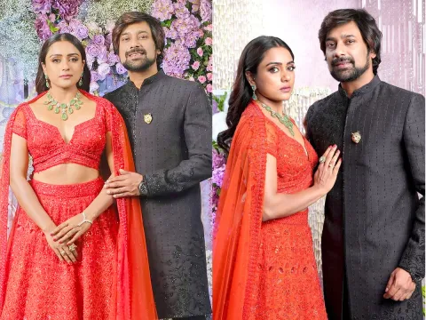 Hero Varun Sandesh vintage look with wife Vithika Sheru Photos