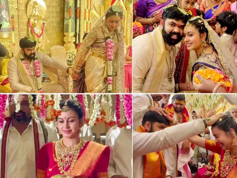 Tollywood Actress Abhinaya Wedding Photos Goes Viral