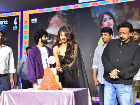 Ram Gopal Varma Saree Movie Pre Release Photos