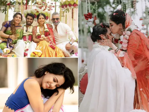  Bigg Boss Tamil 5 couple Pavani Reddy and Amir ADS Wedding photos goes viral