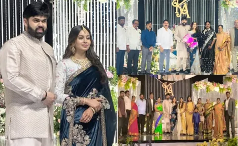 Actress Abhinaya Grand Wedding Reception Photos