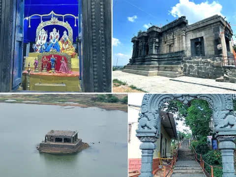 Dichpally Ramalayam is a Lord Rama temple located in Nizamabad Photos