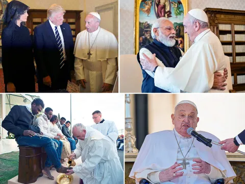 Pope Francis life in Rare Pictures Viral