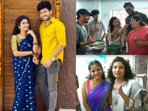 The family members and the web series team held this daawat at peddamma thalli3