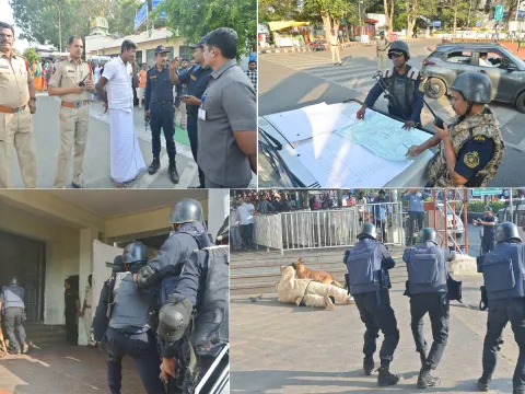 Mock Drill was held At Tirumala Photos