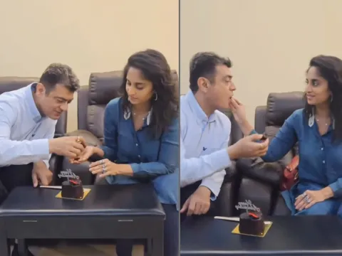 Ajith Kumar and his wife celebrate their wedding anniversary