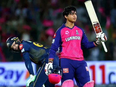 Vaibhav Suryavanshi storms with century into IPL record books 7
