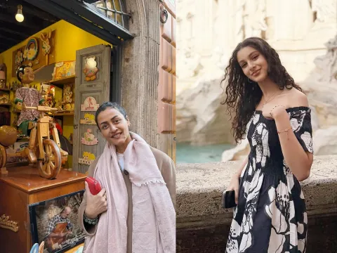 Namrata Shirodkar Rome Tour Along With Family