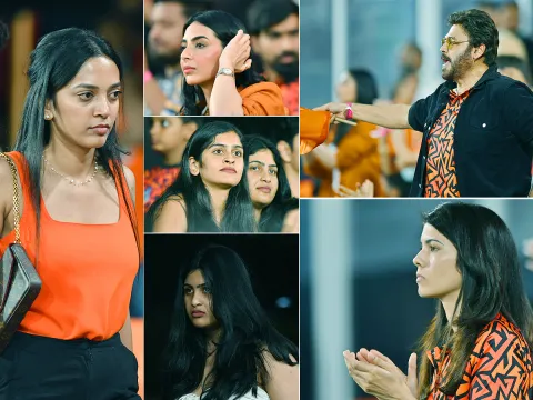 Sunrisers vs Gujarat Titans match photos in Hyderabad