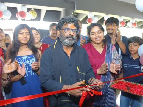 Lyricist Chandrabose Inaugurates Doggy Ville at Banjara Hills Hyderabad