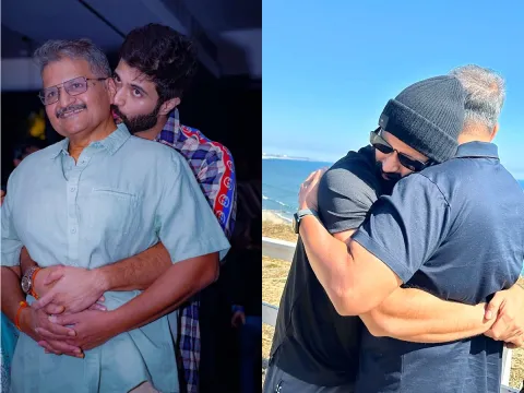 Vijay Devarakondas sweetest birthday wish for Father Devarakonda Photos