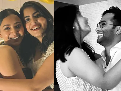 Actress Shweta Basu Prasad Attended Her friends engagement Function Photos1