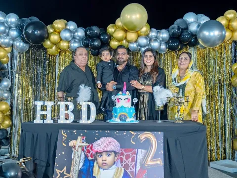 Actress Poorna shares Her son Birthday celebrations Photos1