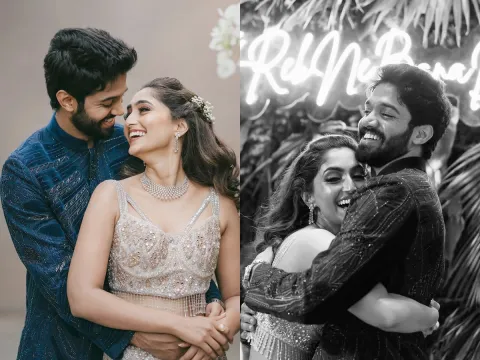 Actress Reba Monica John Husband BIrthday Celebrations Photos1