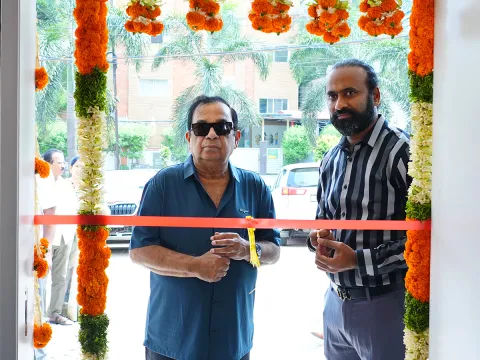 Padma Shri Brahmanandam Inaugurated Hotel Ahoo Telugu Cuisine1