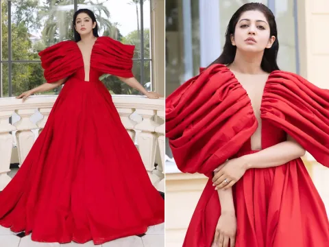 Actress Pranitha Subhash shines At Cannes 2025 film festival Photos2