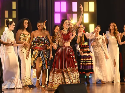 Miss World 2025 Contestants Shilparamam Hyderabad Photos2