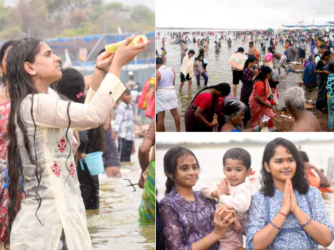 Saraswati Nadi Pushkaralu in Telangana Photos1