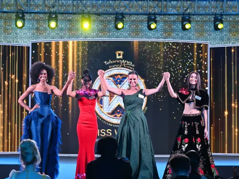 miss world contestants 2025 won the Top Model competition Photos3