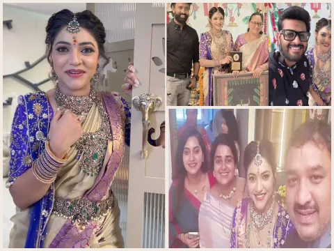 Jabardasth Ishwarya New Housewarming Function Photos1