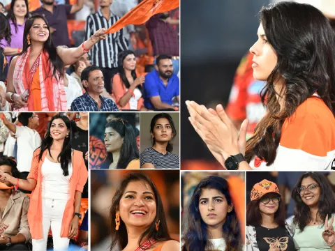 Celebrities In IPL Match At Hyderabad Uppal Cricket Stadium Photos1