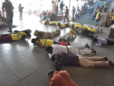 Mock Drill at Hyderabad Photos3
