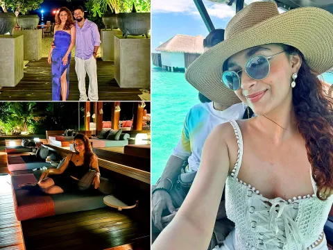 Keerthy Suresh Maldives Diaries with hubby Antony Thattil Photos8