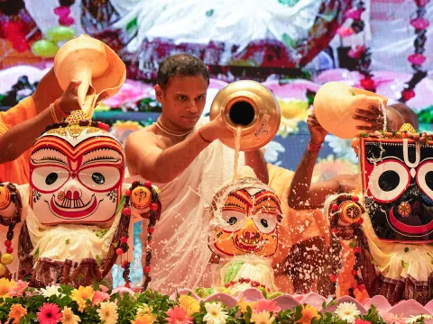 Snana Yatra Begins at Puri of Lord Jagannath Photos1