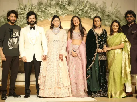 Grand Akhil Akkineni,Zainab Ravdjee wedding Reception Photos9