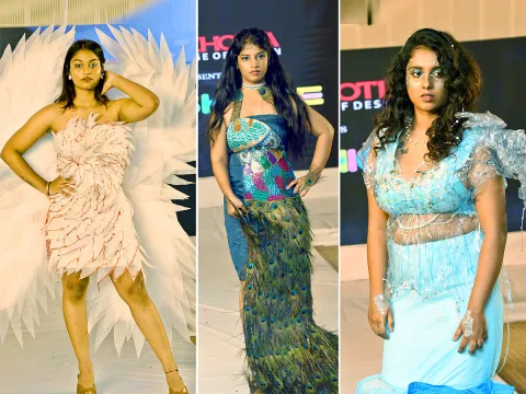 Lakhotia Hosts Fashion Show Trashique The Best Out of Waste6
