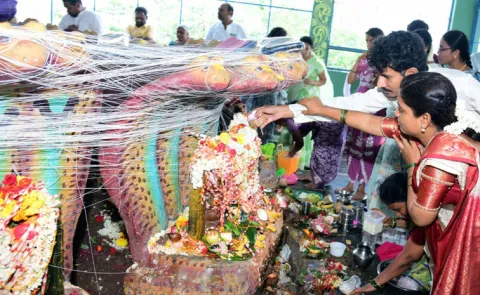 Devotees Celebrated Nagula Chavithi 2025 Photos5