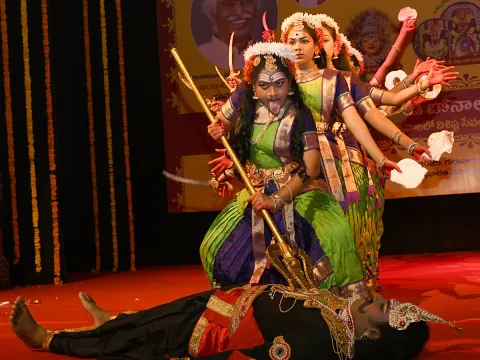 Bonalu 2025 impressive dance performance in Rabindra Bharathi4