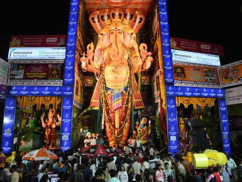 Vinayaka Chavithi : Khairatabad Ganesh Photos 20254