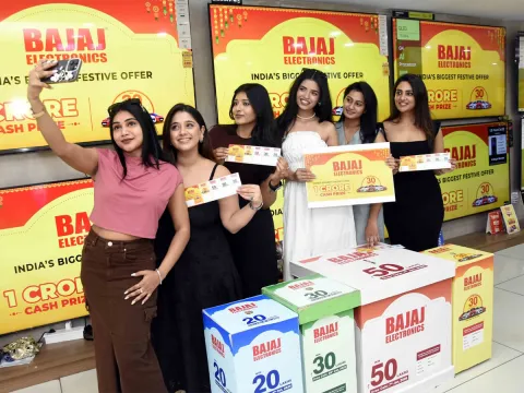 Bajaj Electronics Biggest Festive Offer Launch Photos