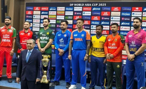 Asia Cup 2025: captains Gather for joint press conference In Dubai Photos3
