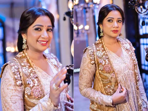 Singer Shriya Ghoshal In Diwali Vibe Photos8