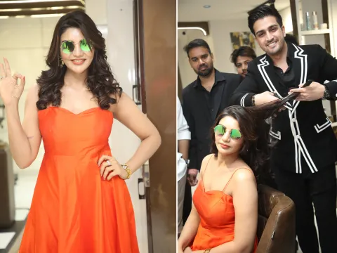 Jabardasth Varsha Launches Habibs Salon Bachupally