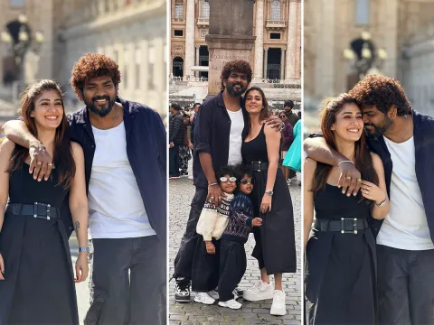 Nayanthara is enjoying vacation in Vatican city with her1