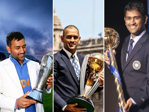 "Legendary Captain 'Mr. Cool' MS Dhoni: Rare Photos"